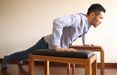 2つに分けて多彩なトレーニングができる
