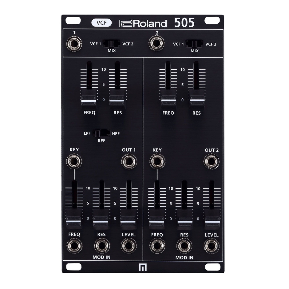 ローランドの個性的なアナログ・シンセサイザー「SH-5」のフィルターを再現する「SYSTEM-500 505」