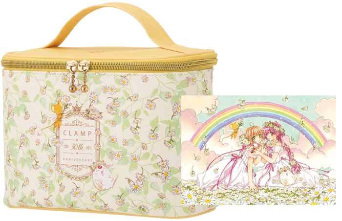 ダブルチャンスキャンペーン:バニティポーチ&イラストカードセット-CLAMP 30th Anniversary-