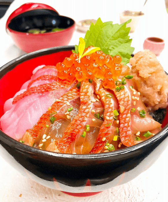 金目鯛三色丼