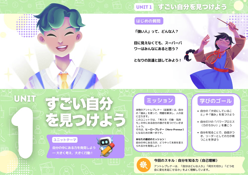 Nagareyama L.E.A.D.の教科書と資料