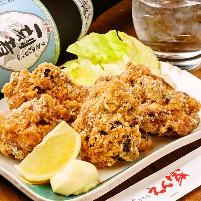 えん家:名物!若鶏の唐揚げ