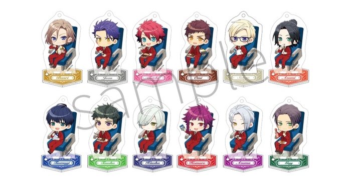 トレーディングアクリルスタンドキーホルダー【秋組・冬組】(全12種)