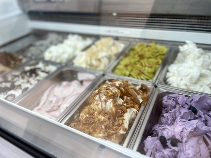 数々の創作ジェラート