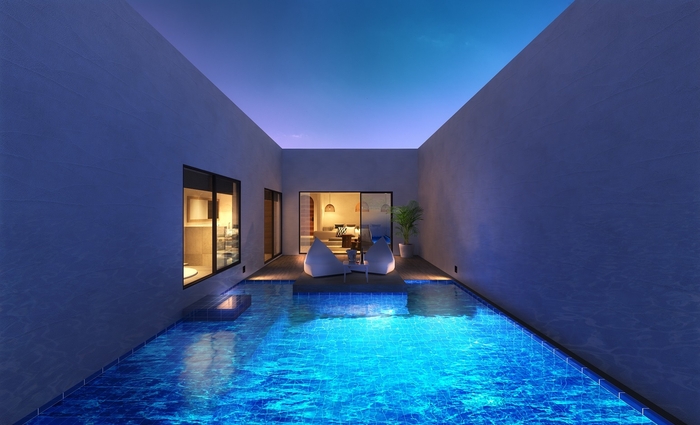 客室:プール2(グランブルーギャマン)