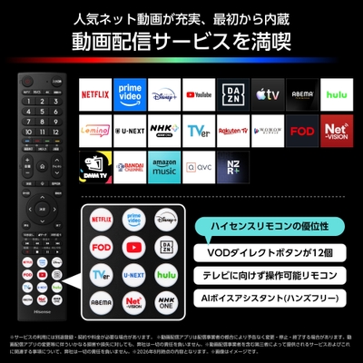 VODダイレクトボタンが12個