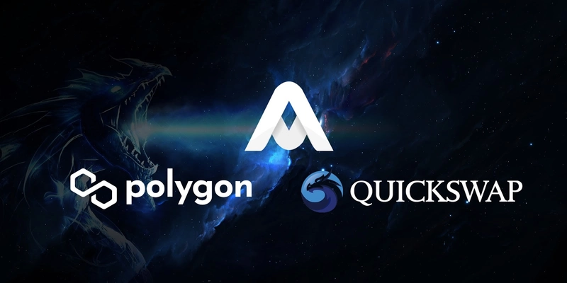 AGAとPolygonがQuickSwapでの流動性提供を発表