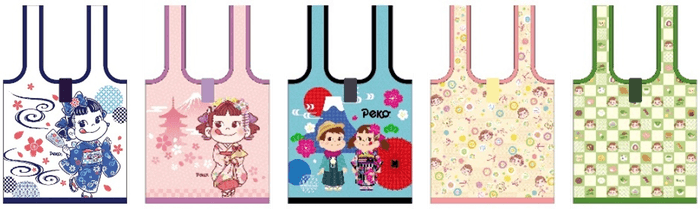 ペコちゃん和柄エコバッグ