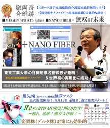 非常に危険な「新型コロナウイルス、デルタ株等」を 99.9％以上、防御＆撃破できる 最先端抗ウイルス無双マスクの開発を完了し本日販売開始！