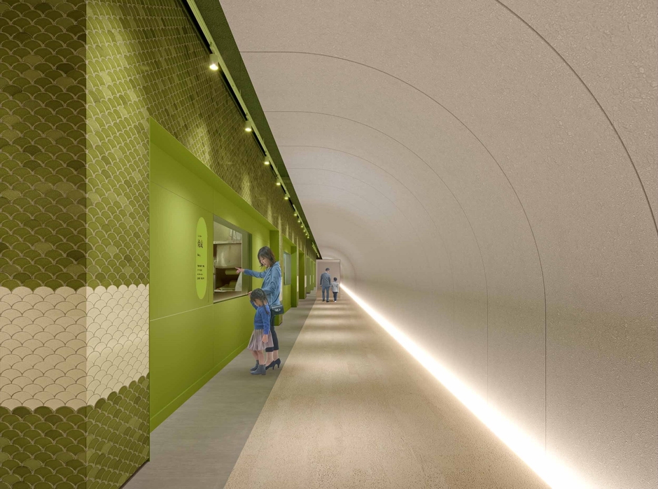 2F工場見学通路イメージ