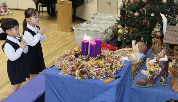2024年度「クリスマス会(3歳~5歳)」の様子