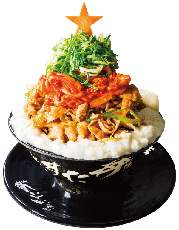 【クリスマススペシャルメニュー】爆弾すた丼がっツリー盛り 1,190円(税込)