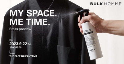 株式会社バルクオム 「THE FABRIC FRAGRANCE」発売記念&試香会「My Space. Me Time.」