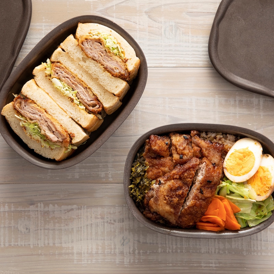 同素材を使ったBENTO box COFFEE