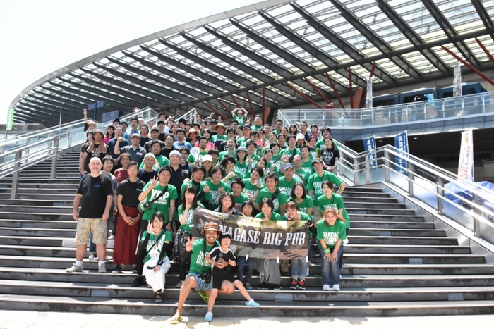 二日間でのべ120人ものボランティアスタッフ