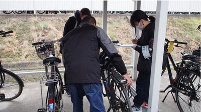 令和5年(2023年)6月の自転車点検の様子