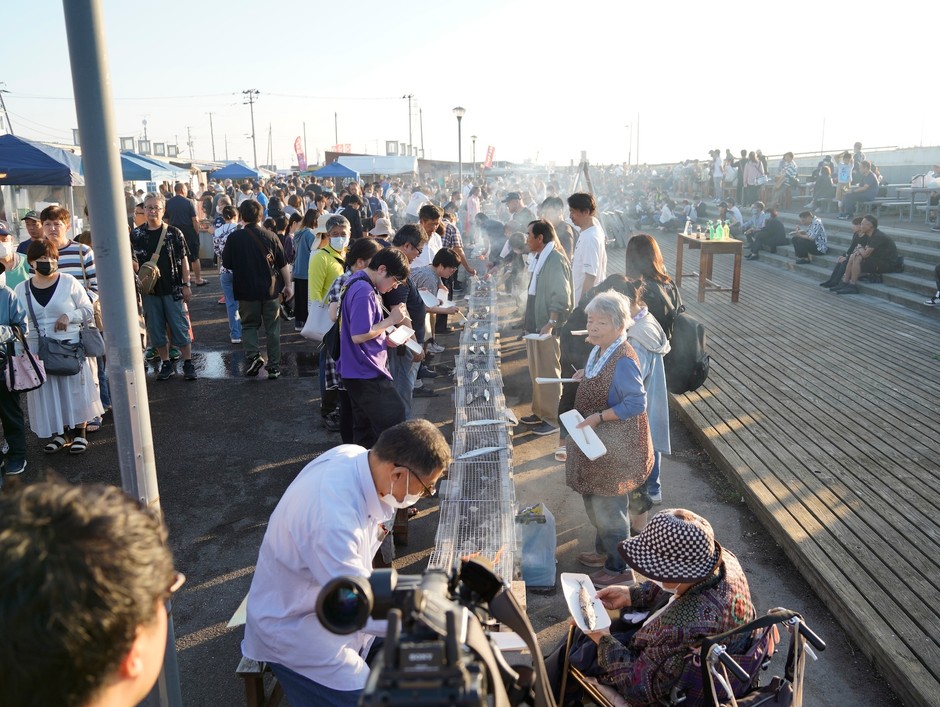 煙を浴びても大丈夫な服装でお越しください
