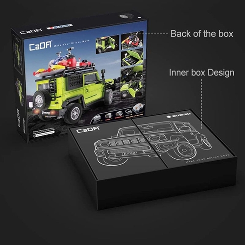 CaDA ブロック 1:12 スケール Suzuki Jimny Sierra