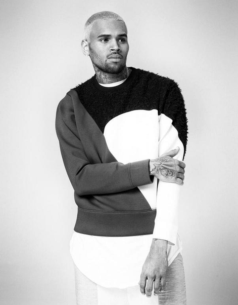 Chris Brown_new album X promotion image