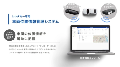 レンタカー事業者向け「車両位置情報管理システム」に 新規デバイスとしてGPSトラッカーを追加ラインアップ