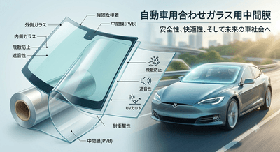 図. 自動車用合わせガラス用中間膜の製品画像