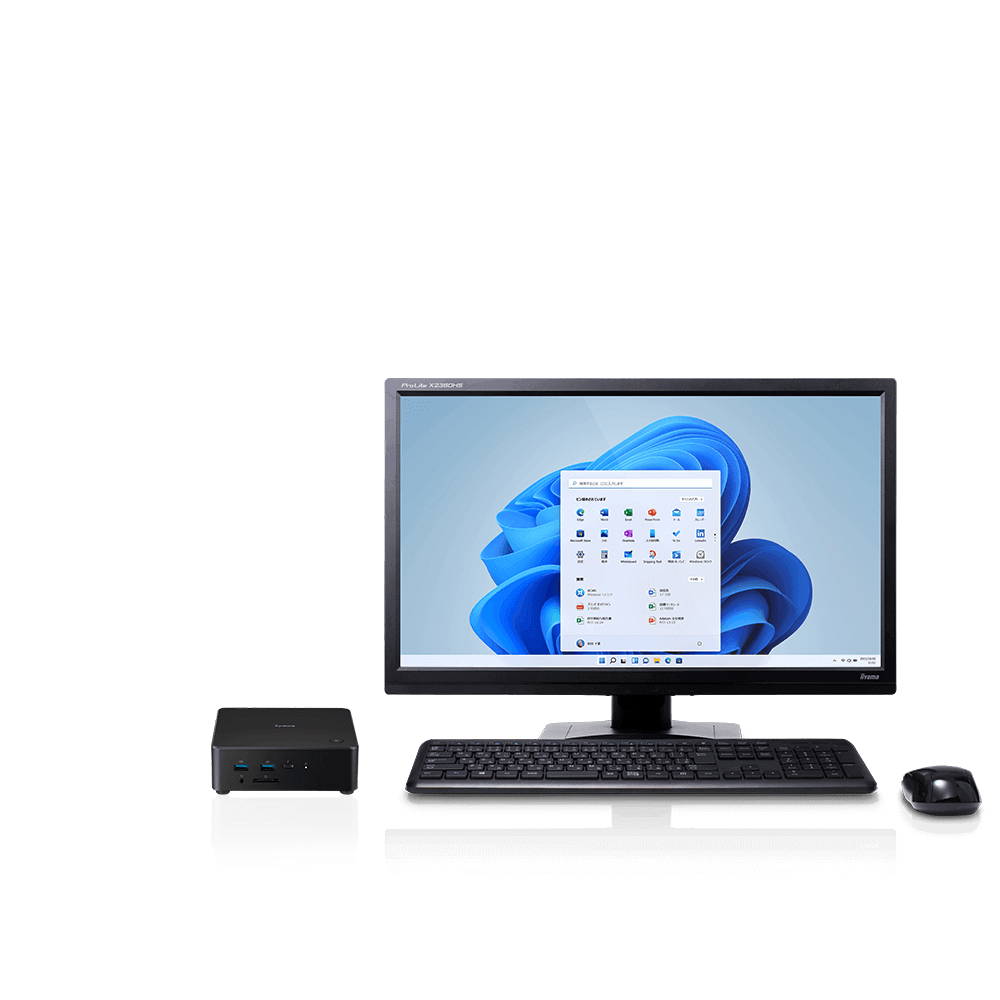 iiyama PCより、第13世代インテル® Core™ i5-13420H プロセッサー搭載 省スペース・省電力で多用途なミニPC 販売開始