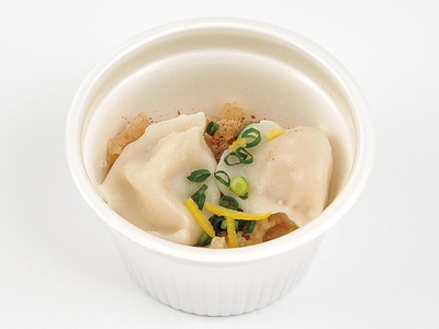 炊き餃子スープ