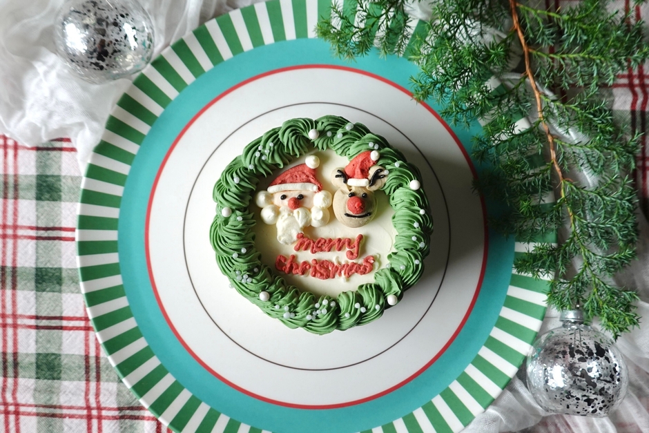 サンタ&トナカイのクリスマス限定ランチボックスケーキ