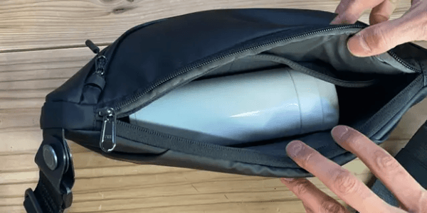 水筒をいれてみました