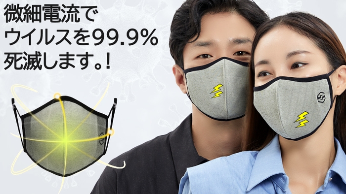 微細電流で ウイルスが99.9％ 死滅します!