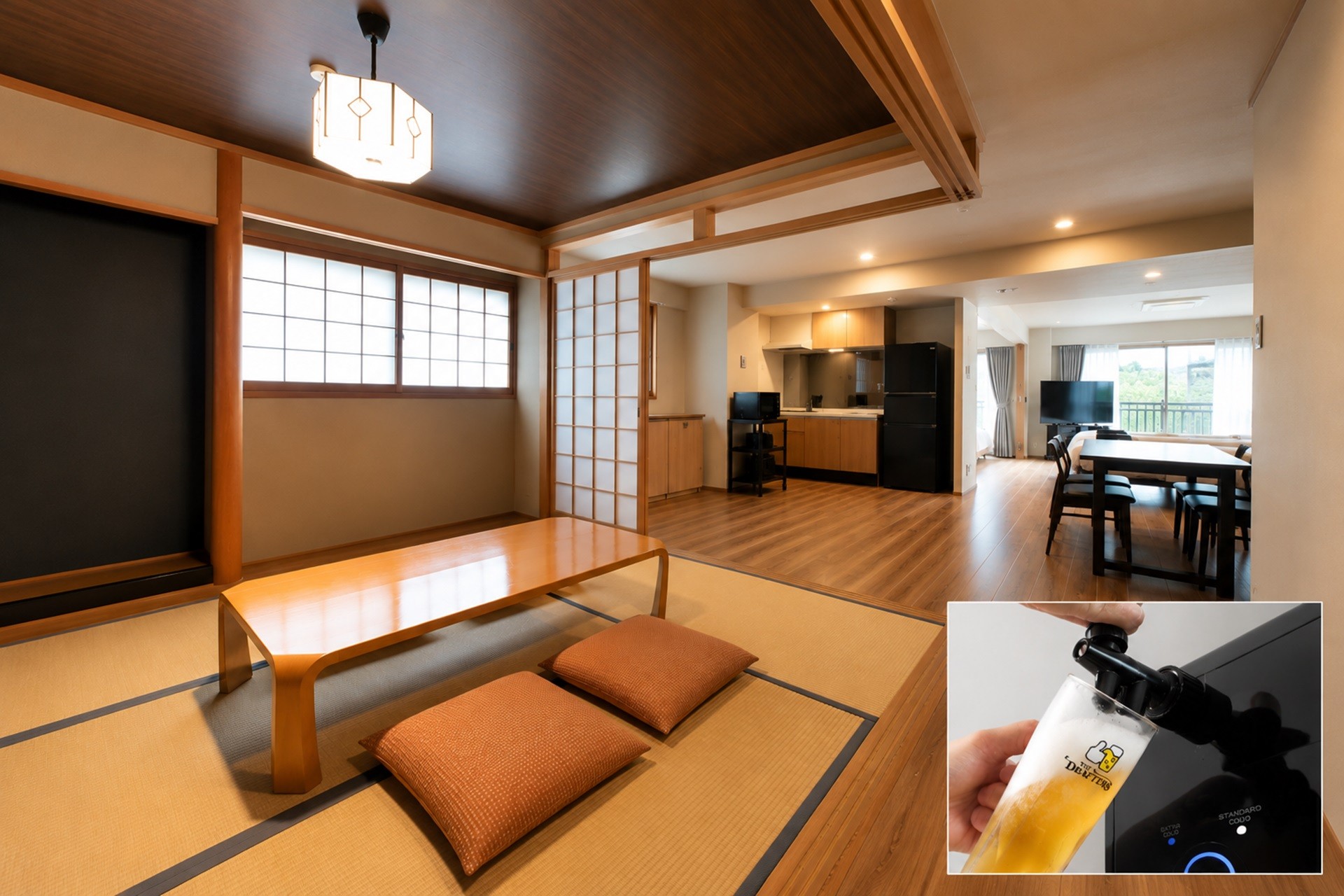 客室で本格生ビールを満喫!城崎のリゾートコンドミニアムがビールサーバー導入|8月は全宿泊プランが対象