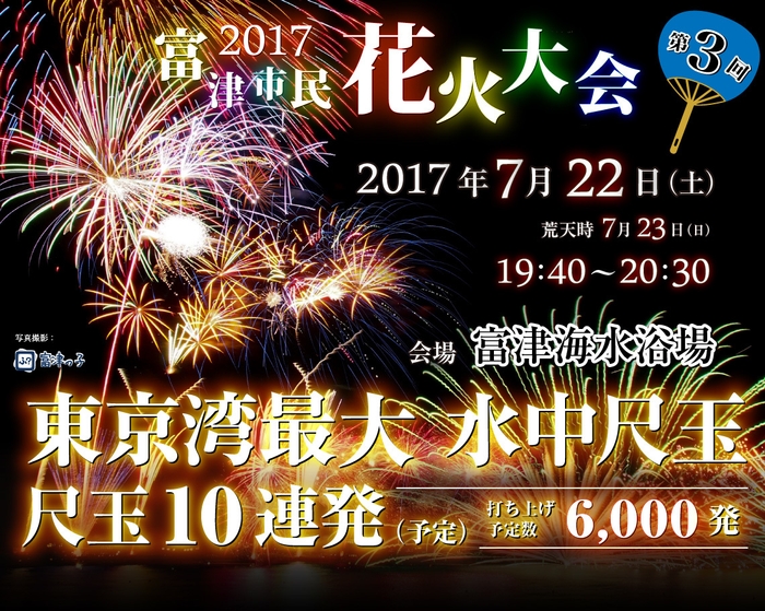 第3回 富津市民花火大会