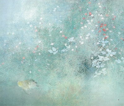 竹内浩一《野の鈴》昭和61年(1986) 　箱根・芦ノ湖 成川美術館蔵