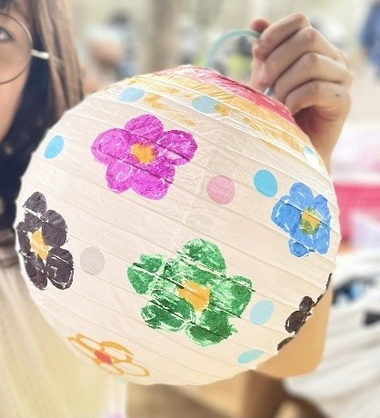 ランタンワークショップの作品例