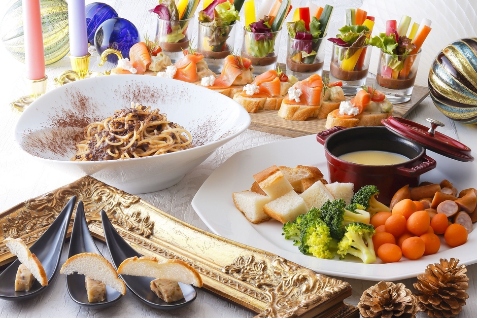 ショコラ&フロマージュを使用した充実のフードメニュー