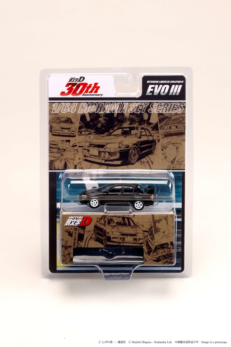 1/64 Mitsubishi Lancer RS Evolution III / 頭文字D 須藤 京一 VS 高橋 涼介 2