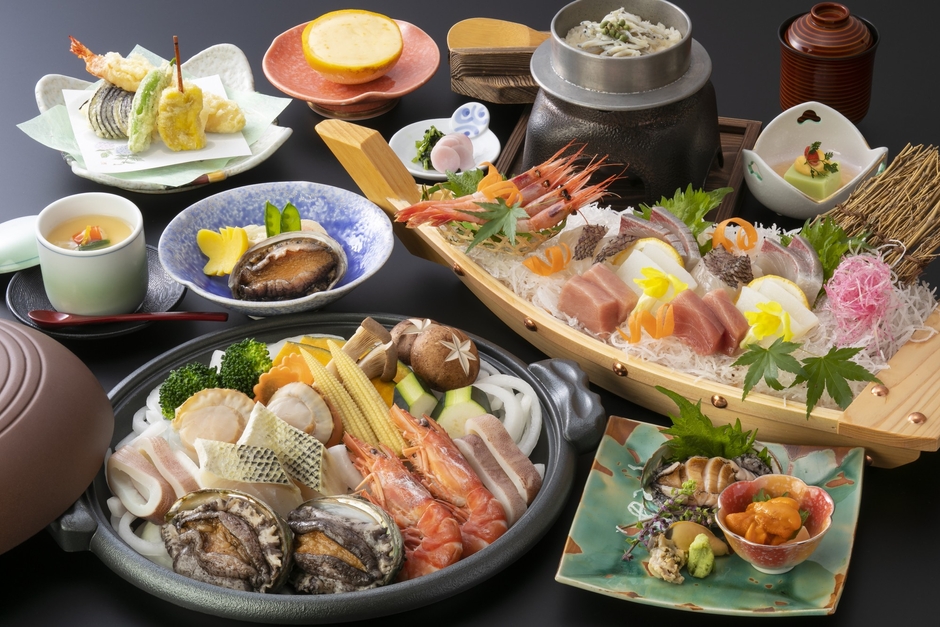 鮑づくし会席/一例