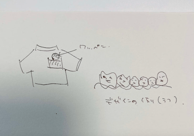 ワッペンのデザインラフ画像
