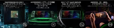 Razer Edge Gaming Tablet Wi-Fiモデル(Kishi V2 Pro Controller Bundle)特徴イメージ