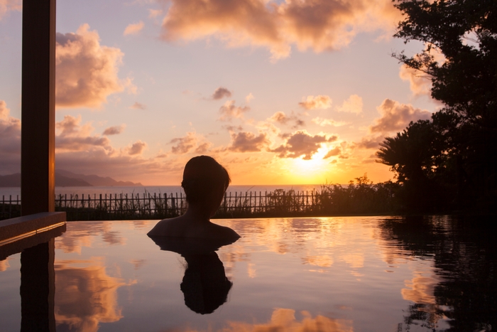 はなれ櫂 大浴場からの眺め