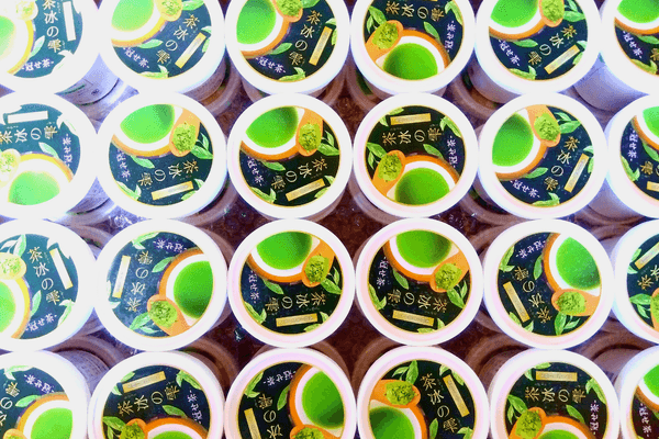 本格日本茶ソルベ　茶冰の雫　ー冠せ茶ー