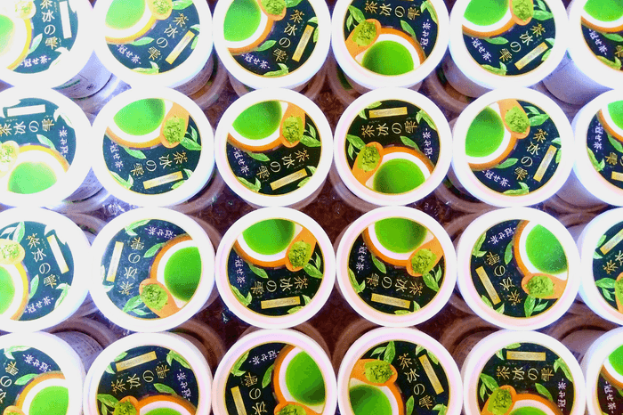 本格日本茶ソルベ 茶冰の雫 ー冠せ茶ー