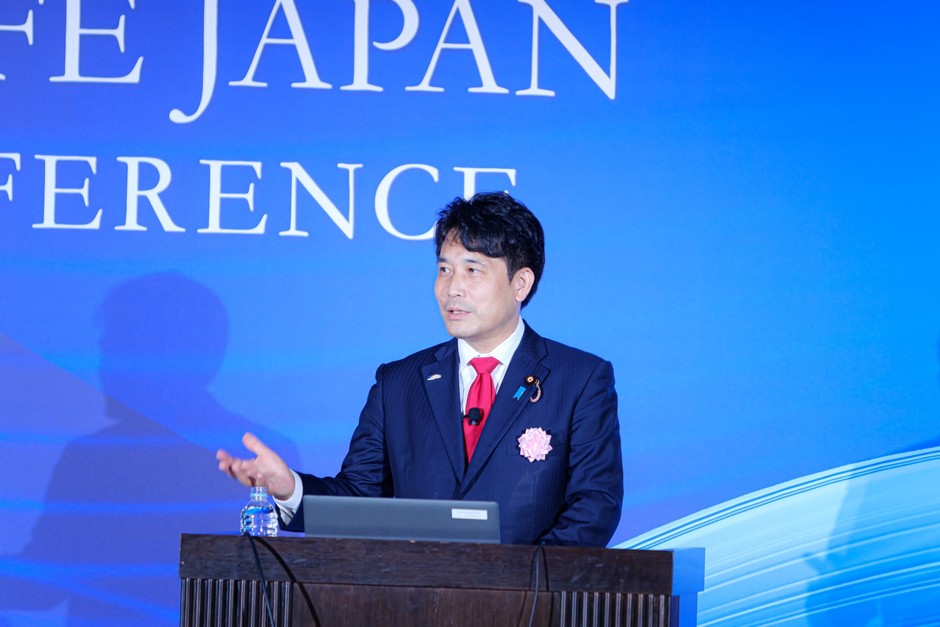 滝波宏文氏 （参議院議員、自民党 政務調査会会長代理、企業会計に関する小委員会委員長）が登壇