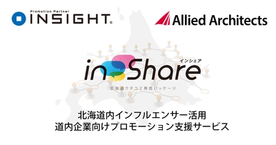 インサイト社と共同で、北海道内のインフルエンサーを活用した 道内企業向けプロモーション支援サービス「inShare」を提供開始