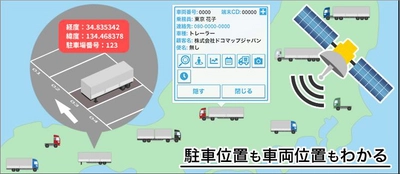 PALTEKが開発した「GPSトラッカーR」が ドコマップジャパンの動態管理サービス「DoCoMAP」に対応 ～DoCoMAP上でトレーラの位置を管理！ 詳細な駐車位置まで確認可能に～