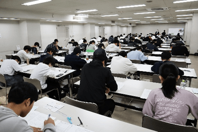 2024年度に実施した「数検」個人受検の様子
