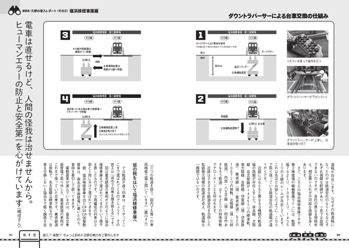 調査員・久野の潜入レポート〈その2〉　塩浜検修車庫編②