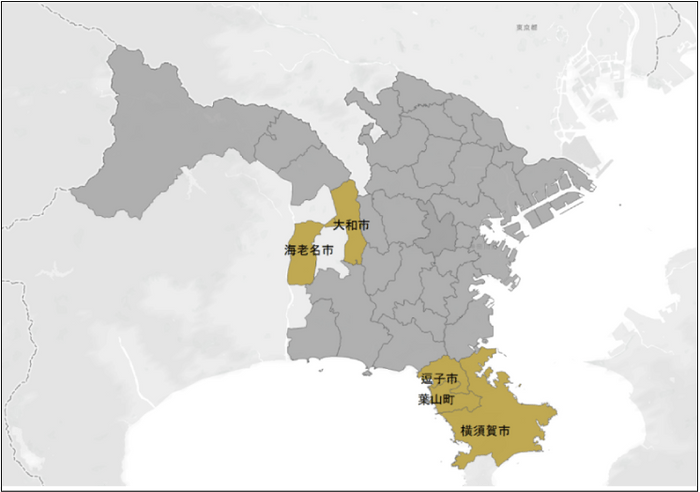 ＜神奈川県内エリア＞