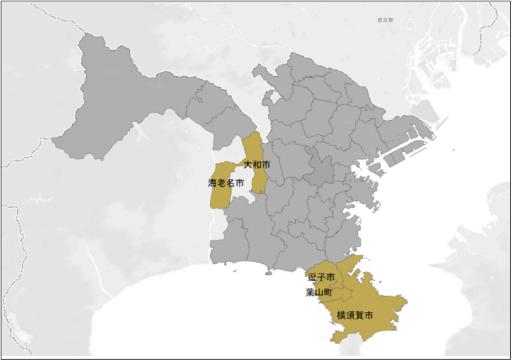 <神奈川県内エリア>