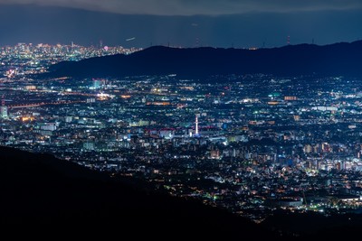 比叡山からの夜景1
